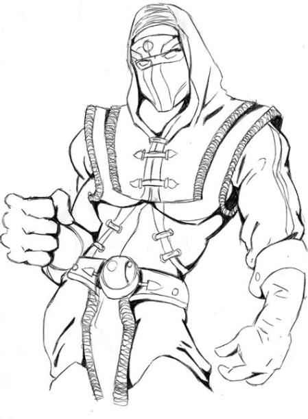 Dibujos Para Pintar Mortal Kombat 9 - Dibujos Para Pintar: Aprender a Dibujar Fácil, dibujos de A Scorpion De Mortal Kombat, como dibujar A Scorpion De Mortal Kombat para colorear