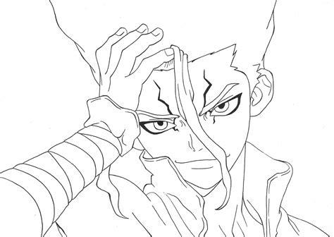 dr stone senku | Desenho de personagens. Esboço de anime: Dibujar Fácil, dibujos de A Senku, como dibujar A Senku para colorear e imprimir