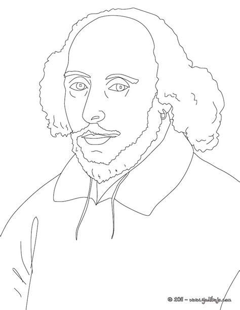 Dibujos para colorear william shakespeare - es.hellokids.com: Dibujar Fácil, dibujos de A Shakespeare, como dibujar A Shakespeare para colorear