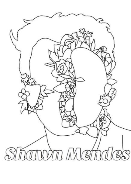 #shawnmendes #floral #popculture #camillacabello #: Dibujar y Colorear Fácil, dibujos de A Shawn Mendes, como dibujar A Shawn Mendes para colorear e imprimir