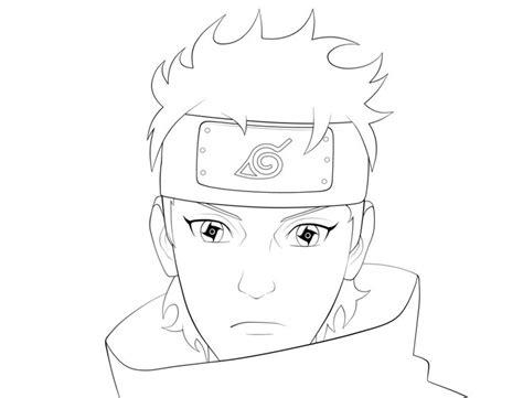 Naruto: Uchiha Shisui Lineart By Jane-in-the-box On: Dibujar Fácil, dibujos de A Shisui, como dibujar A Shisui para colorear