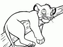 Dibujos de El rey león para colorear: Dibujar Fácil con este Paso a Paso, dibujos de A Simba De Mayor, como dibujar A Simba De Mayor para colorear