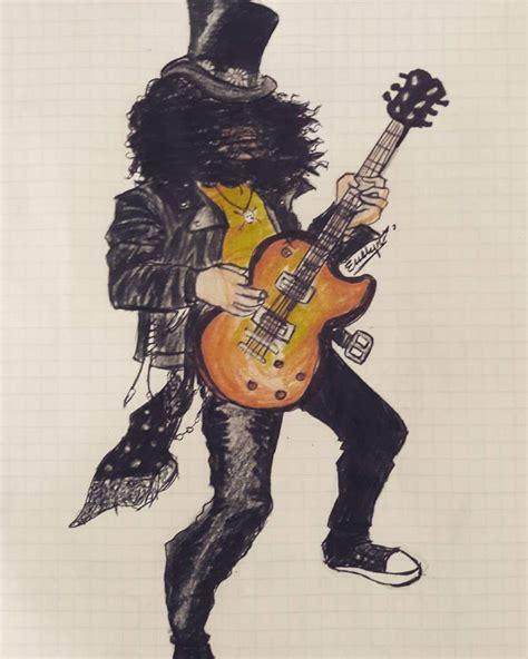DIBUJO DE SLASH | •Rock• Amino Amino: Aprende a Dibujar Fácil con este Paso a Paso, dibujos de A Slash, como dibujar A Slash para colorear e imprimir