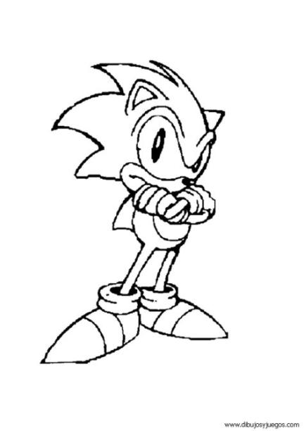 dibujos-de-sonic-013 | Dibujos y juegos. para pintar y: Dibujar Fácil, dibujos de A Sonic Bebe, como dibujar A Sonic Bebe para colorear
