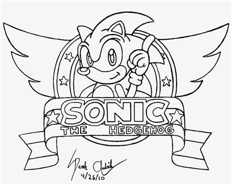 Sonic Logo Line Art - Dibujos De Sonic Para Colorear: Aprende a Dibujar y Colorear Fácil, dibujos de A Sonic Mania, como dibujar A Sonic Mania paso a paso para colorear