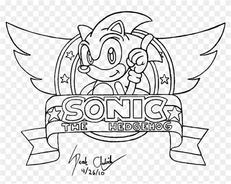 Sonic Logo Line Art - Dibujos De Sonic Para Colorear. HD: Aprender a Dibujar Fácil, dibujos de A Sonic Pixelado, como dibujar A Sonic Pixelado para colorear e imprimir