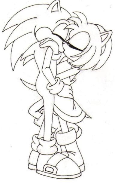amor de sonic x amy by angel-de-la-verdad on DeviantArt: Dibujar Fácil, dibujos de A Sonic Y Amy, como dibujar A Sonic Y Amy para colorear e imprimir