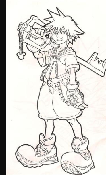 Sora by ibleach121 on DeviantArt: Dibujar y Colorear Fácil con este Paso a Paso, dibujos de A Sora Kingdom Hearts, como dibujar A Sora Kingdom Hearts para colorear