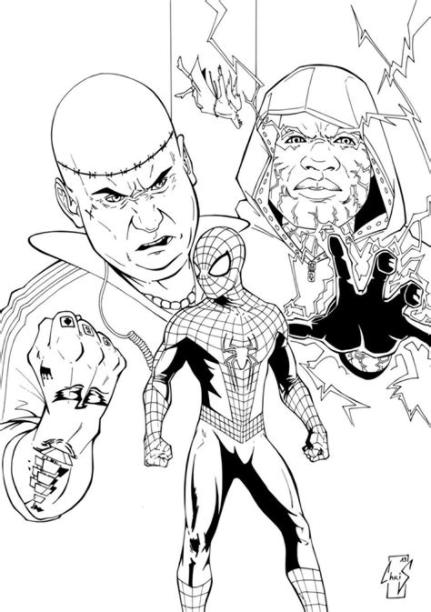 Dibujos para colorear de Spiderman – Colorear Dibujos: Aprende como Dibujar Fácil, dibujos de A Spider Man, como dibujar A Spider Man para colorear