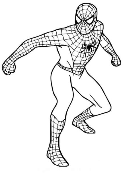 Dibujos de Spiderman Para Colorear - Para Colorear: Dibujar Fácil con este Paso a Paso, dibujos de A Spiderman 4, como dibujar A Spiderman 4 para colorear e imprimir