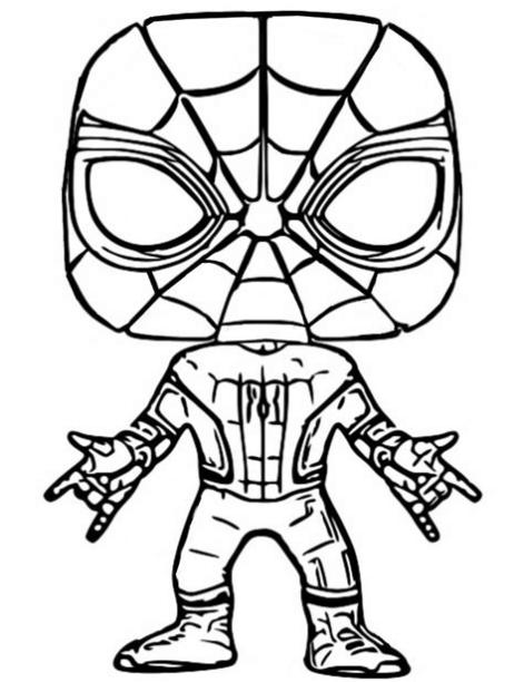 Cómo dibujar A Spiderman Funko Pop 】 Paso a Paso Muy Fácil 2023 - Dibuja  Fácil