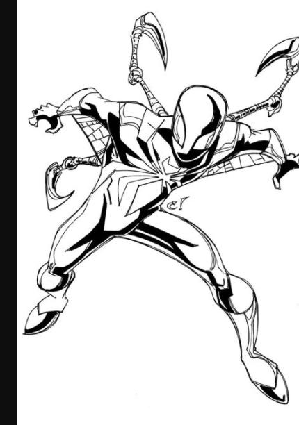 √ Iron Spiderman Infinity War Para Colorear | Desenhos: Dibujar Fácil con este Paso a Paso, dibujos de A Spiderman Infinity War, como dibujar A Spiderman Infinity War para colorear