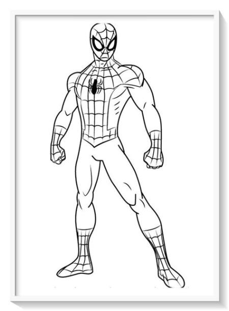Pin de Rubenmelon Melon Salas en Dibujos para colorear: Aprende como Dibujar Fácil con este Paso a Paso, dibujos de A Spiderman Para Niños, como dibujar A Spiderman Para Niños para colorear e imprimir