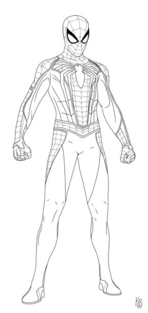 Spider-Man | Spiderman homecoming drawing. Spiderman: Dibujar y Colorear Fácil con este Paso a Paso, dibujos de A Spiderman Ps4, como dibujar A Spiderman Ps4 para colorear e imprimir