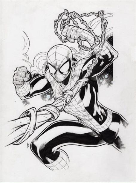 Pin by Leonardo Ferreira on Jim Towe | Comic art: Dibujar y Colorear Fácil, dibujos de A Spiderman Realista, como dibujar A Spiderman Realista para colorear e imprimir
