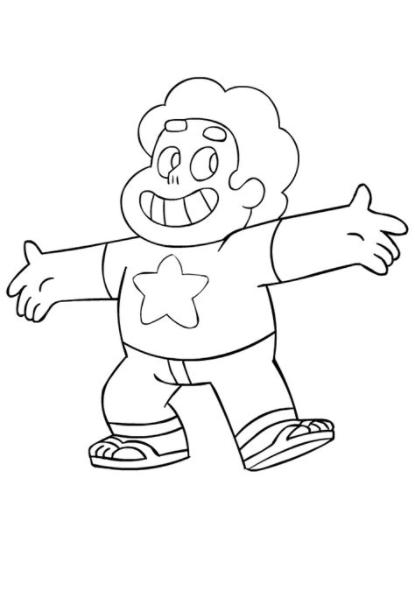 Imagenes De Steven Universe Para Colorear: Aprender a Dibujar y Colorear Fácil, dibujos de A Steven, como dibujar A Steven para colorear