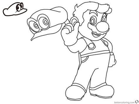 Super Mario Odyssey Coloring Pages | Mario coloring pages: Dibujar y Colorear Fácil, dibujos de A Super Mario Odyssey, como dibujar A Super Mario Odyssey para colorear