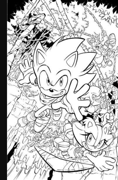 Image - Sonicboom 04 cover no color.jpg - Sonic News: Aprende como Dibujar y Colorear Fácil con este Paso a Paso, dibujos de A Super Sonic Fase 4, como dibujar A Super Sonic Fase 4 paso a paso para colorear