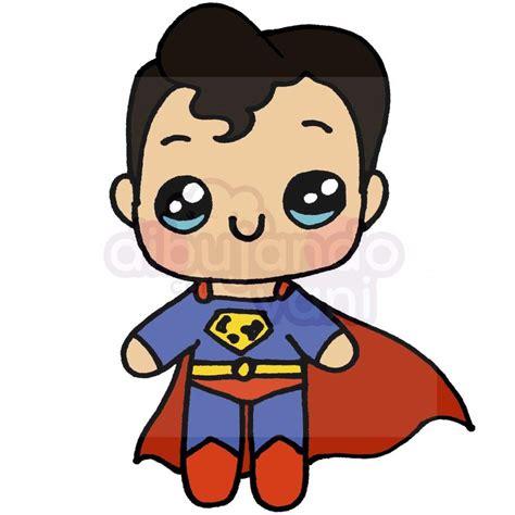 Dibujo de Superman para colorear - Dibujando con Vani: Dibujar Fácil, dibujos de A Superman Kawaii, como dibujar A Superman Kawaii para colorear e imprimir