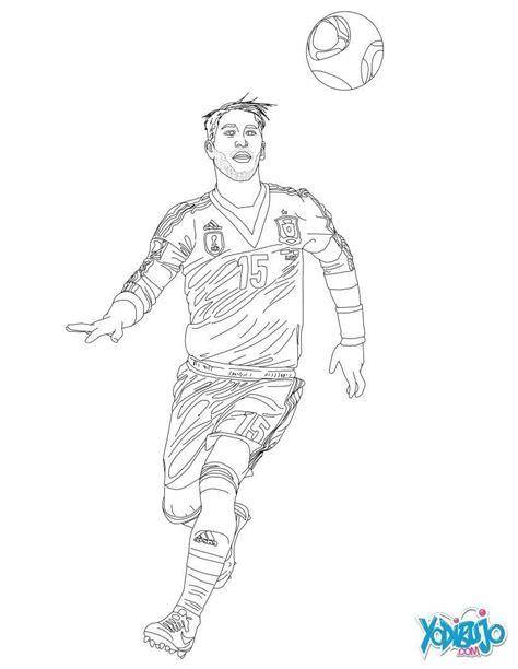 Sergio Ramos Para Colorear | Football coloring pages: Dibujar Fácil con este Paso a Paso, dibujos de A Ter Stegen, como dibujar A Ter Stegen para colorear e imprimir