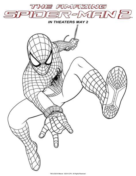 Spider-Man 2 | Spiderman coloring. Avengers coloring pages: Aprende a Dibujar Fácil, dibujos de A The Amazing Spiderman, como dibujar A The Amazing Spiderman para colorear e imprimir