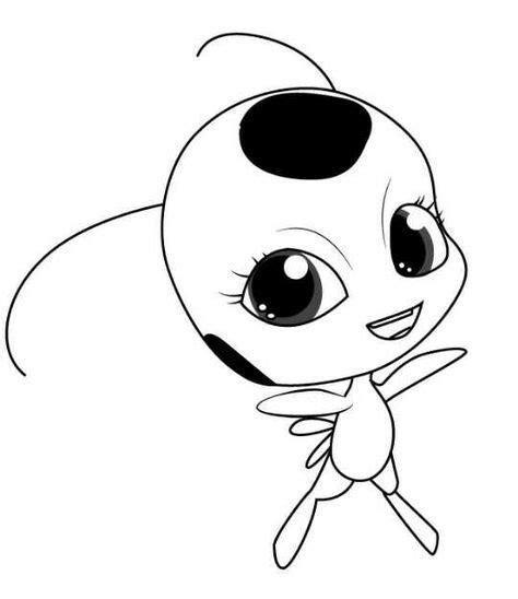 Dibujos De Tikki De Ladybug Para Colorear - Para Colorear: Aprender como Dibujar y Colorear Fácil con este Paso a Paso, dibujos de A Tikki Y Plagg, como dibujar A Tikki Y Plagg para colorear