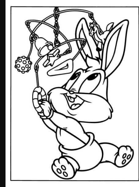 Looney tunes Dibujos para Colorear - DisneyDibujos.com: Dibujar Fácil con este Paso a Paso, dibujos de A Tini, como dibujar A Tini paso a paso para colorear