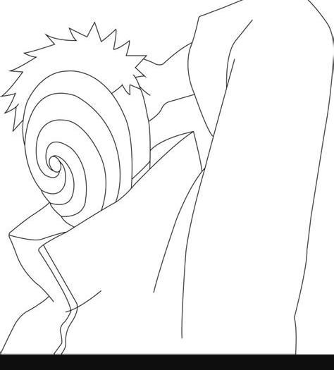 Dibujos de Tobi para colorear - AniYuki - Anime Portal: Dibujar y Colorear Fácil con este Paso a Paso, dibujos de A Tobi, como dibujar A Tobi para colorear e imprimir