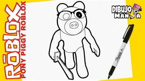 COMO DIBUJAR LA SKIN PONY DE PIGGY ROBLOX / DIBUJOS DE: Aprender como Dibujar Fácil, dibujos de A Todos Los Personajes De Piggy, como dibujar A Todos Los Personajes De Piggy paso a paso para colorear