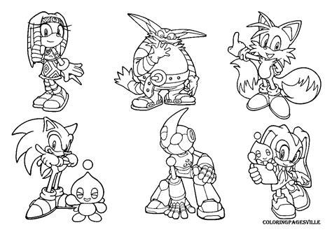 97 dibujos de Sonic para colorear | Oh Kids | Page 3: Dibujar y Colorear Fácil con este Paso a Paso, dibujos de A Todos Los Personajes De Sonic, como dibujar A Todos Los Personajes De Sonic paso a paso para colorear