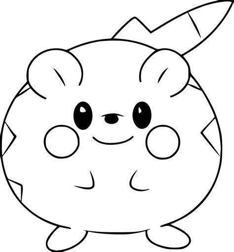 Pokemon Togedemaru coloring page: Dibujar Fácil, dibujos de A Togedemaru, como dibujar A Togedemaru para colorear e imprimir
