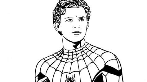 Como dibujar a Tom Holland de Spiderman paso a paso - YouTube: Aprende a Dibujar Fácil, dibujos de A Tom Holland, como dibujar A Tom Holland para colorear e imprimir