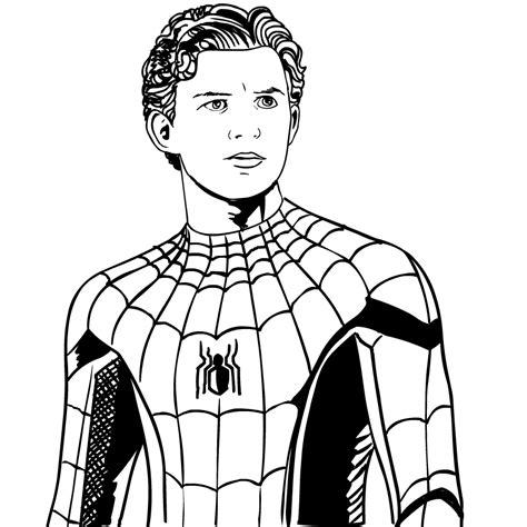 Disegni Da Colorare Spiderman Far From Home: Aprende a Dibujar y Colorear Fácil con este Paso a Paso, dibujos de A Tom Holland, como dibujar A Tom Holland para colorear