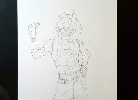 SKIN CABEZA DE TOMATE de FORTNITE | DibujArte Amino: Dibujar y Colorear Fácil con este Paso a Paso, dibujos de A Tomatoide De Fortnite, como dibujar A Tomatoide De Fortnite para colorear e imprimir