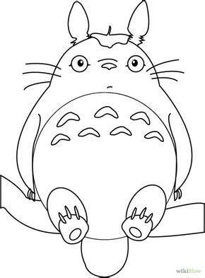 Draw Totoro | Totoro dibujo. Dibujos kawaii y Dibujos: Aprender a Dibujar Fácil con este Paso a Paso, dibujos de A Totoro Kawaii, como dibujar A Totoro Kawaii para colorear