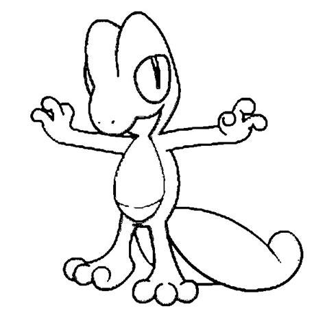 Dibujos para colorear Pokemon - Treecko - Dibujos Pokemon: Aprende como Dibujar Fácil con este Paso a Paso, dibujos de A Treecko, como dibujar A Treecko paso a paso para colorear