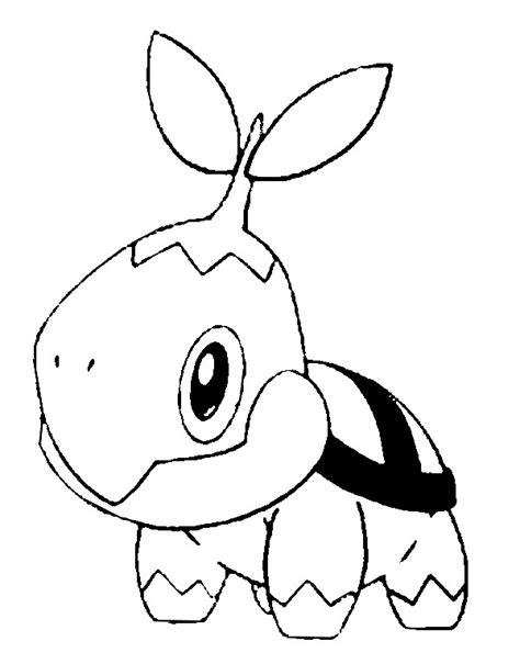 Dibujos para colorear Pokemon - Turtwig - Dibujos Pokemon: Dibujar Fácil, dibujos de A Turtwig, como dibujar A Turtwig para colorear