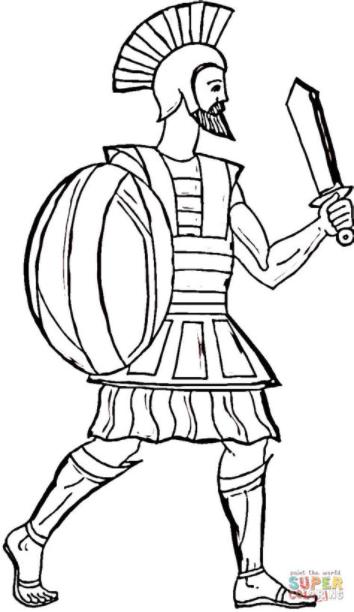 Ausmalbild: Odysseus | Ausmalbilder kostenlos zum ausdrucken: Aprender a Dibujar Fácil con este Paso a Paso, dibujos de A Ulises, como dibujar A Ulises para colorear e imprimir