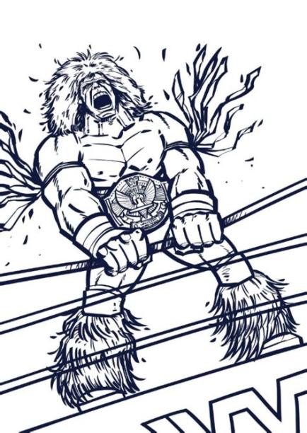 54 best images about WWE on Pinterest | Behance. Icons and: Aprende como Dibujar Fácil con este Paso a Paso, dibujos de A Ultimate Warrior, como dibujar A Ultimate Warrior paso a paso para colorear