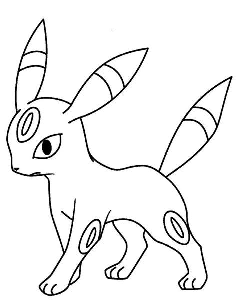 Dibujos para colorear de Pokémon | Umbreon | Dibujos para: Dibujar Fácil, dibujos de A Umbreon, como dibujar A Umbreon para colorear