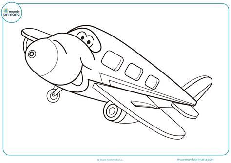 Imagen De Un Avion Para Colorear Animado - páginas para: Dibujar Fácil, dibujos de A Un Avion, como dibujar A Un Avion para colorear e imprimir