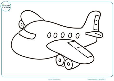 Imagen De Avion Para Colorear Para Ninos - páginas para: Aprende a Dibujar Fácil, dibujos de A Un Avion, como dibujar A Un Avion paso a paso para colorear