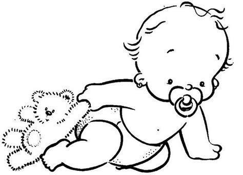 Dibujos de bebes para colorear | Dibujo de bebé. Dibujo: Dibujar y Colorear Fácil con este Paso a Paso, dibujos de A Un Bebe Gateando, como dibujar A Un Bebe Gateando para colorear