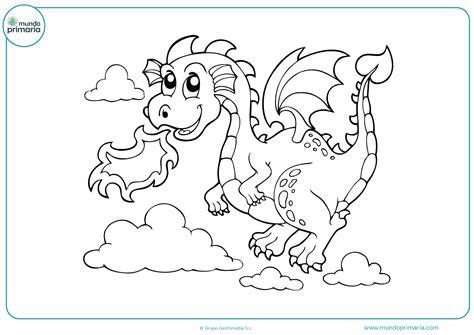 Dibujos de Dragones para colorear - Mundo Primaria: Aprender como Dibujar y Colorear Fácil, dibujos de A Un Dragon De Fuego, como dibujar A Un Dragon De Fuego para colorear
