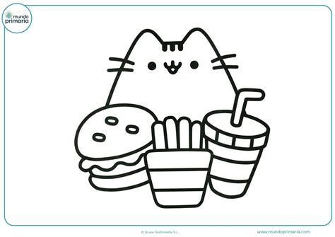 Para Colorear Gato Kawaii - Crafts DIY and Ideas Blog: Dibujar Fácil con este Paso a Paso, dibujos de A Un Gatito Kawaii, como dibujar A Un Gatito Kawaii para colorear