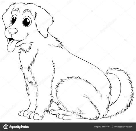Dibujos De Perros Golden Para Colorear - Para Colorear: Aprende como Dibujar y Colorear Fácil, dibujos de A Un Perro Golden Retriever, como dibujar A Un Perro Golden Retriever para colorear e imprimir