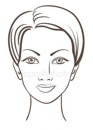 rostro para colorear de una mujer - Buscar con Google: Aprende a Dibujar Fácil, dibujos de A Un Rostro, como dibujar A Un Rostro para colorear