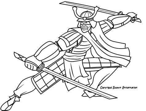 Samurai (Personajes) – Colorear dibujos gratis: Dibujar y Colorear Fácil, dibujos de A Un Samurai, como dibujar A Un Samurai para colorear