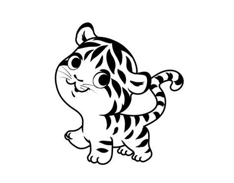 ¡Este tigre bebé es súper adorable! Y ahora ya puedes: Dibujar Fácil con este Paso a Paso, dibujos de A Un Tigre Bebe, como dibujar A Un Tigre Bebe paso a paso para colorear