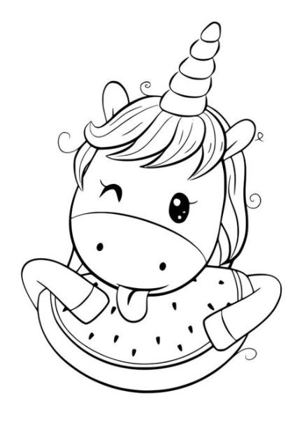 Como Dibujar Un Unicornio Kawaii Para Colorear ~ news word: Aprende como Dibujar Fácil con este Paso a Paso, dibujos de A Un Unicornio Kawaii, como dibujar A Un Unicornio Kawaii paso a paso para colorear